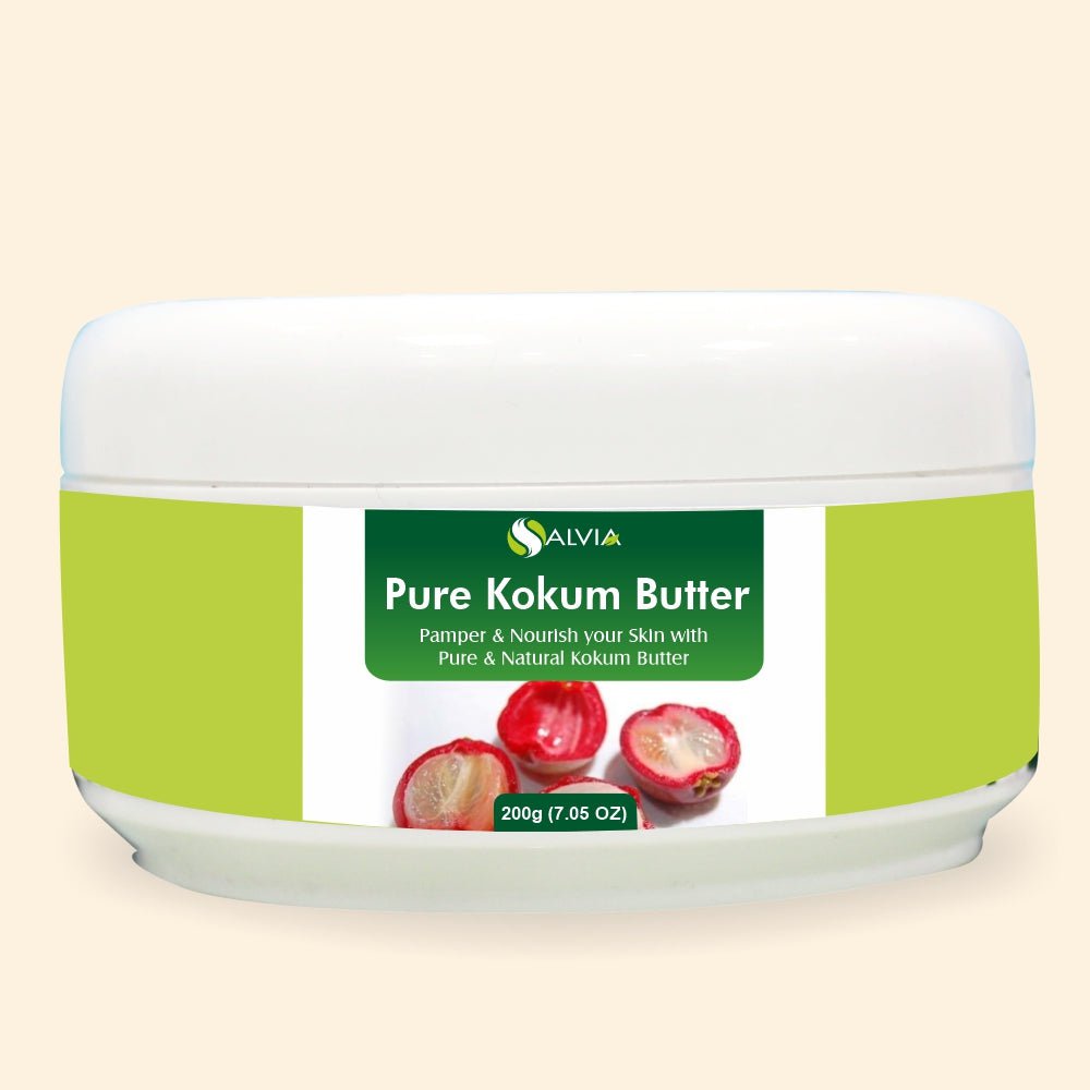 Salvia Body Butters,Body Butter & Body Milk 200gm Kokum Butter (Garcinia Indica) Natural and Pure